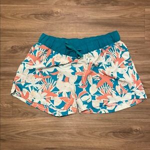 The North Face Shorts Pink Teal floral Print